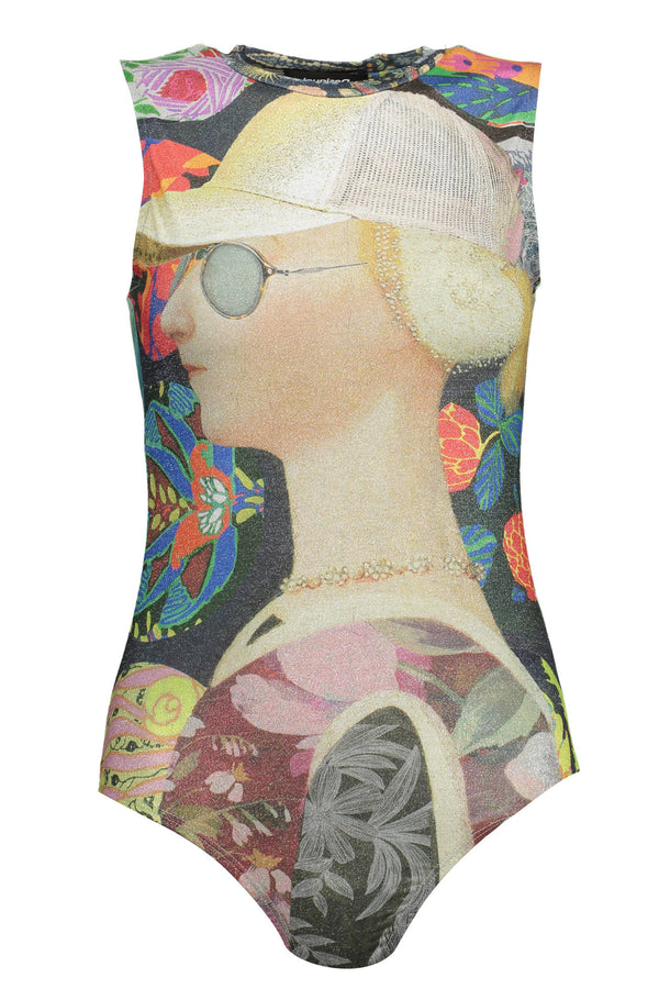 DESIGUAL BODY A CANOTTA DONNA VERDE