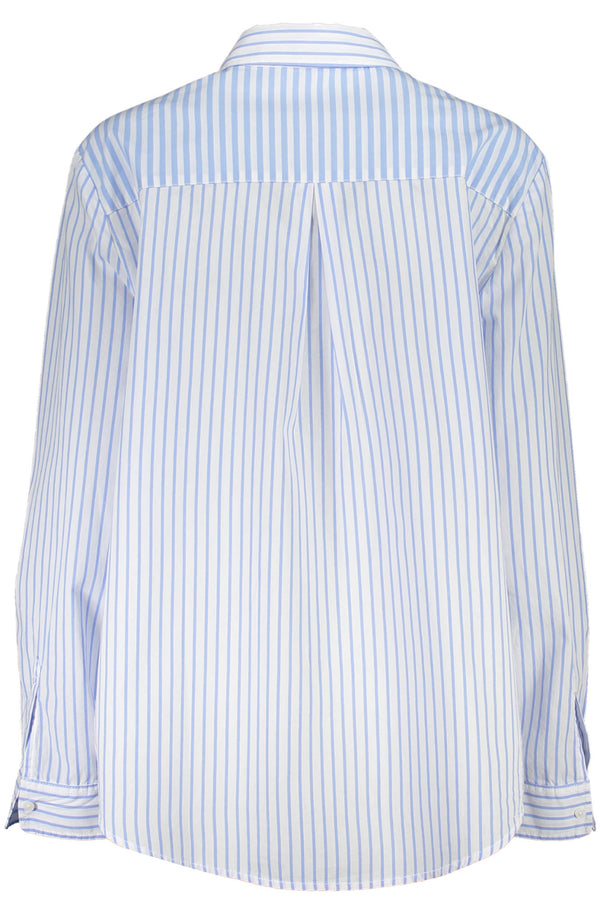 DESIGUAL CAMICIA MANICHE LUNGHE DONNA AZZURRO
