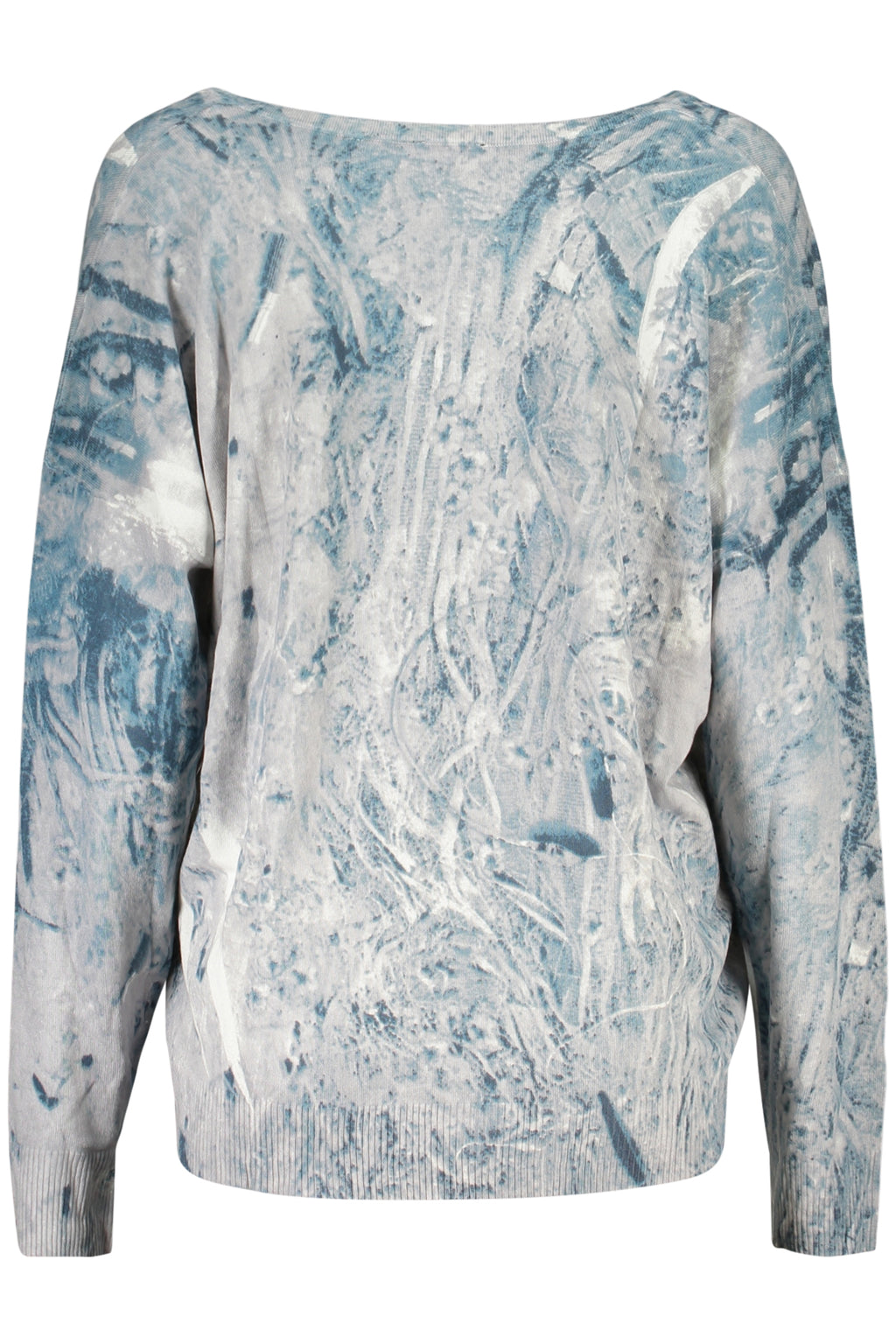 DESIGUAL MAGLIA DONNA AZZURRO