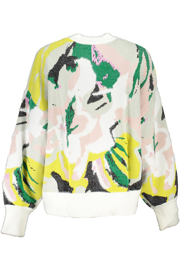 DESIGUAL MAGLIA DONNA BIANCO