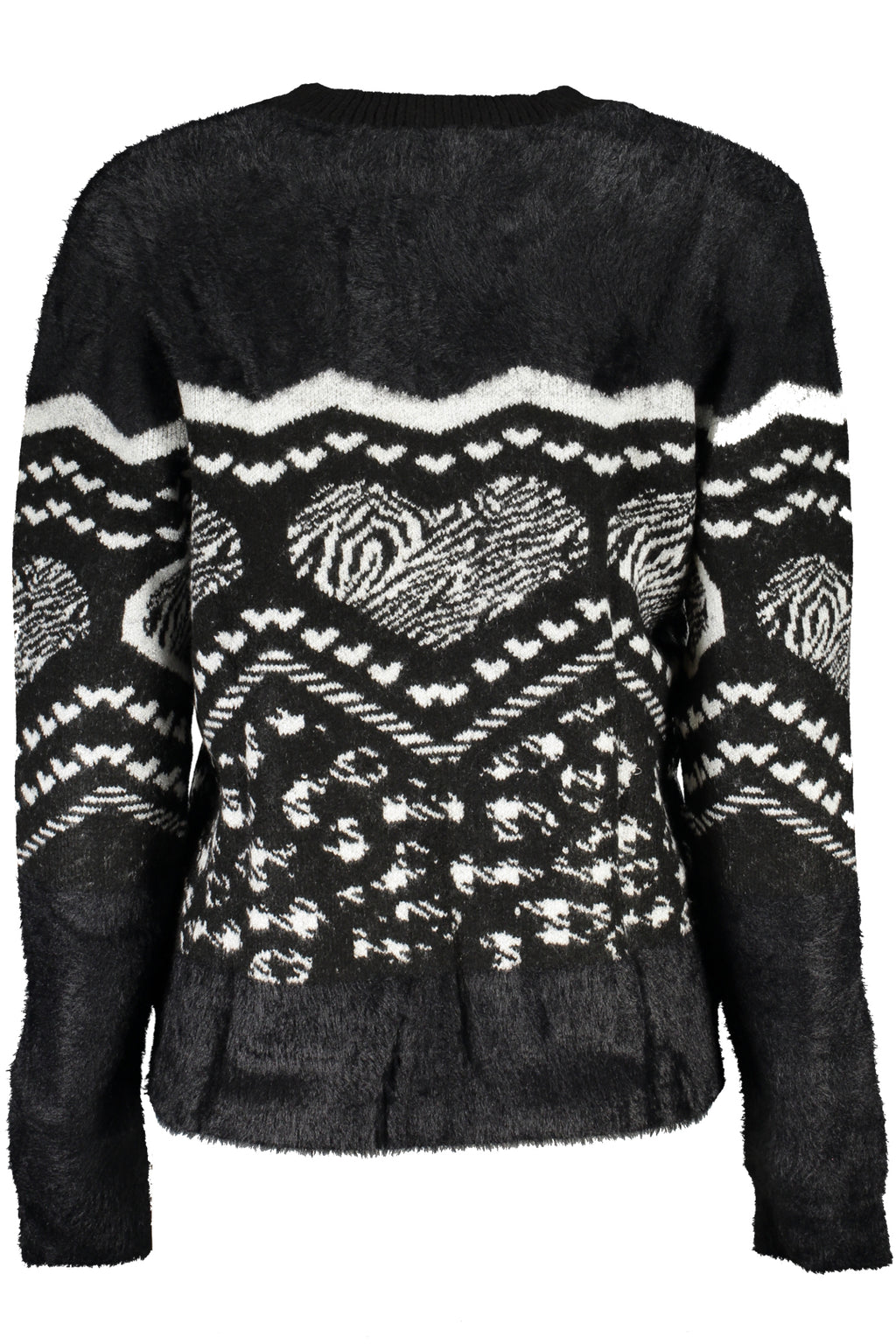 DESIGUAL MAGLIONE DONNA NERO