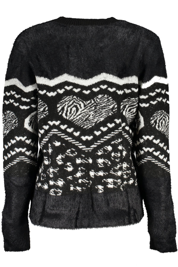 DESIGUAL MAGLIONE DONNA NERO