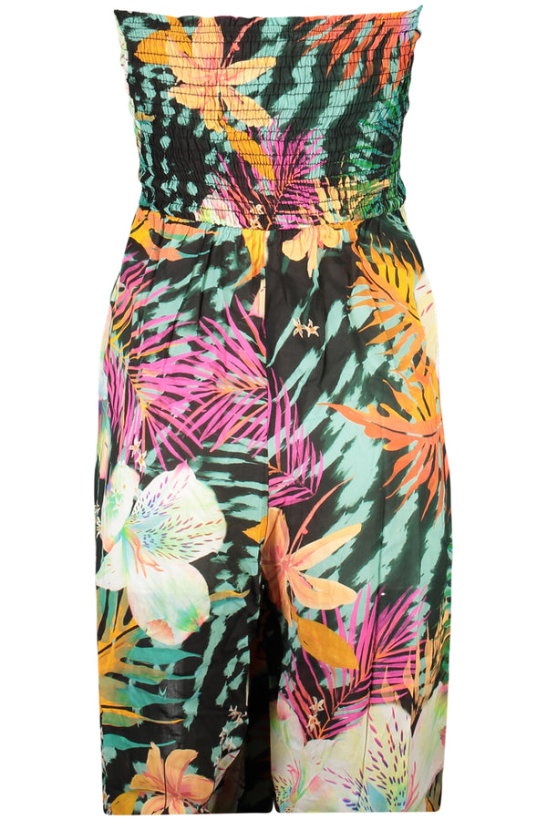 DESIGUAL PANTALONE A SALOPETTE DONNA NERO