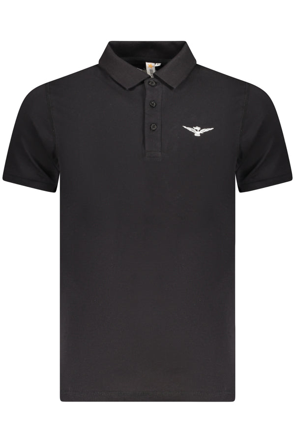 ESERCITO 1659 POLO MANICHE CORTE UOMO NERO