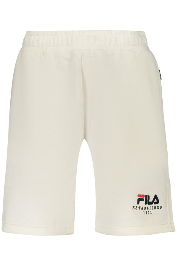 FILA PANTALONE TUTA CORTO UOMO BIANCO