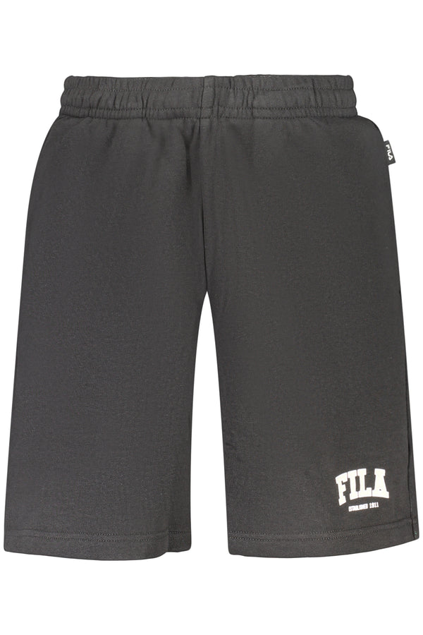 FILA PANTALONE TUTA CORTO UOMO NERO