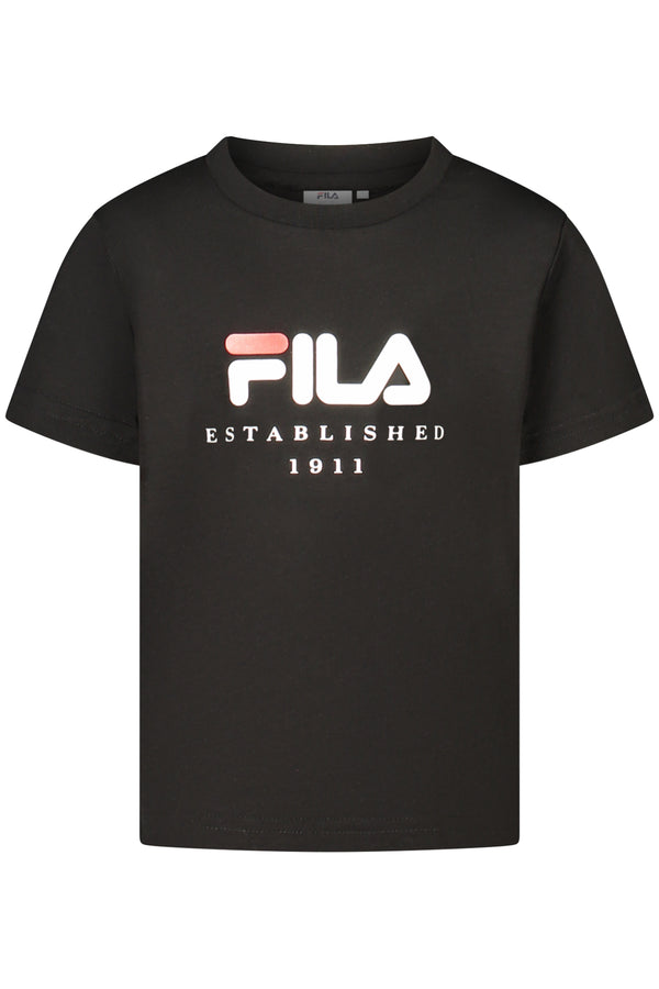 FILA T-SHIRT MANICHE CORTE BAMBINA NERO