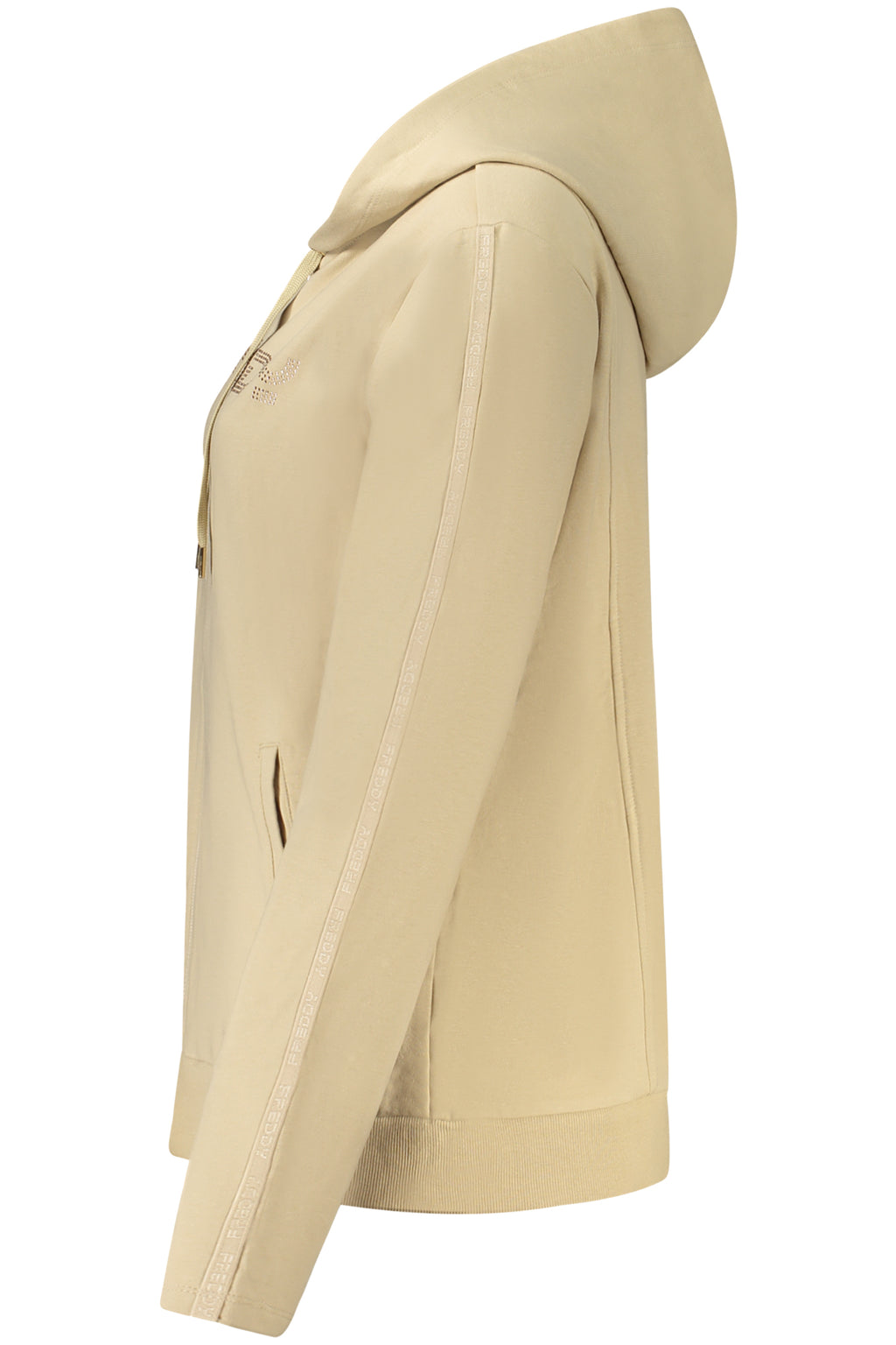 FREDDY FELPA CON ZIP DONNA BEIGE