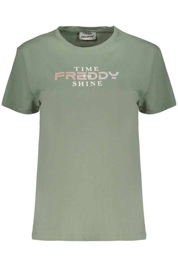 FREDDY T-SHIRT MANICHE CORTE DONNA VERDE