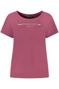 FREDDY T-SHIRT MANICHE CORTE DONNA VIOLA