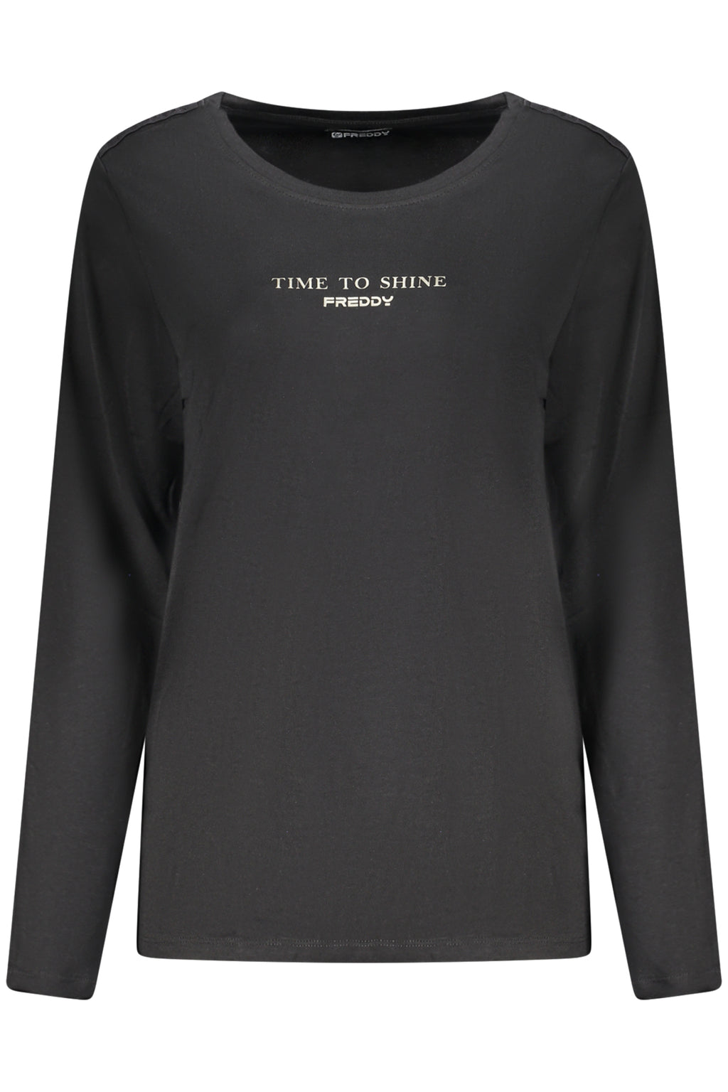 FREDDY T-SHIRT MANICHE LUNGHE DONNA NERO