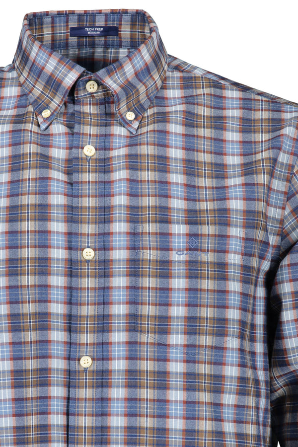 GANT CAMICIA MANICHE LUNGHE UOMO BLU