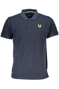 GIAN MARCO VENTURI POLO MANICHE CORTE UOMO BLU