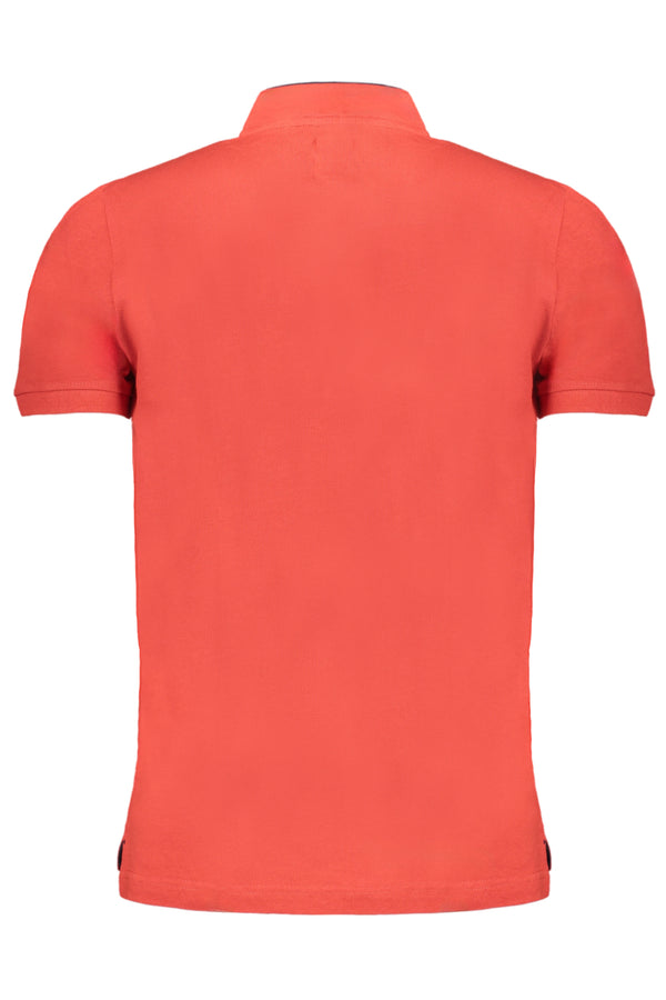 GIAN MARCO VENTURI POLO MANICHE CORTE UOMO ROSSO