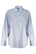 GUESS JEANS CAMICIA MANICHE LUNGHE DONNA AZZURRO