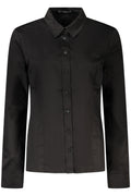 GUESS JEANS CAMICIA MANICHE LUNGHE DONNA NERO