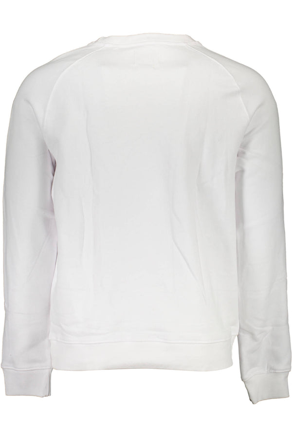 GUESS JEANS FELPA SENZA ZIP UOMO BIANCO