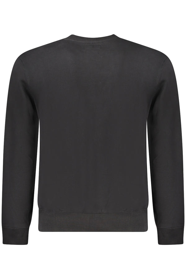 GUESS JEANS FELPA SENZA ZIP UOMO NERO
