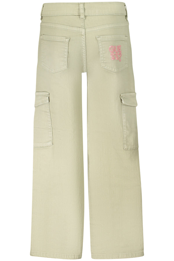 GUESS JEANS PANTALONE BAMBINA VERDE