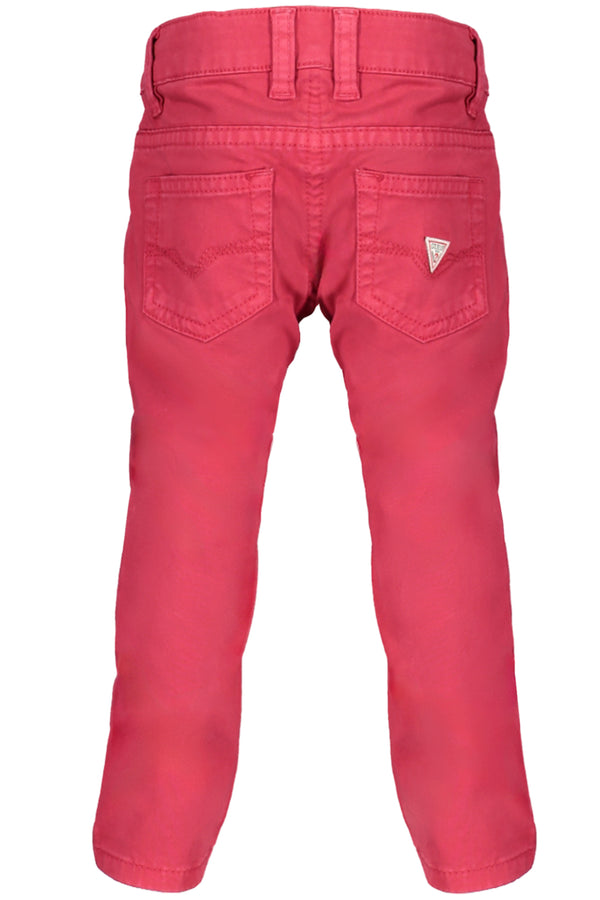 GUESS JEANS PANTALONE BAMBINO ROSSO