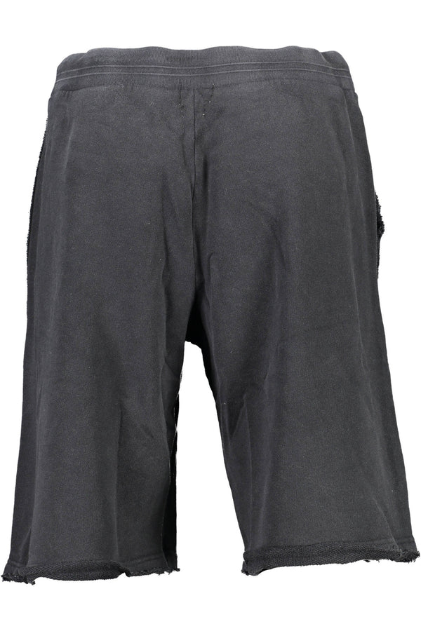 GUESS JEANS PANTALONE BERMUDA UOMO NERO