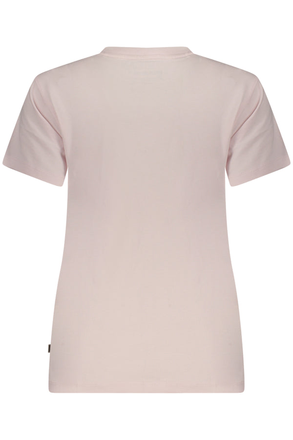 GUESS JEANS T-SHIRT MANICHE CORTE DONNA ROSA