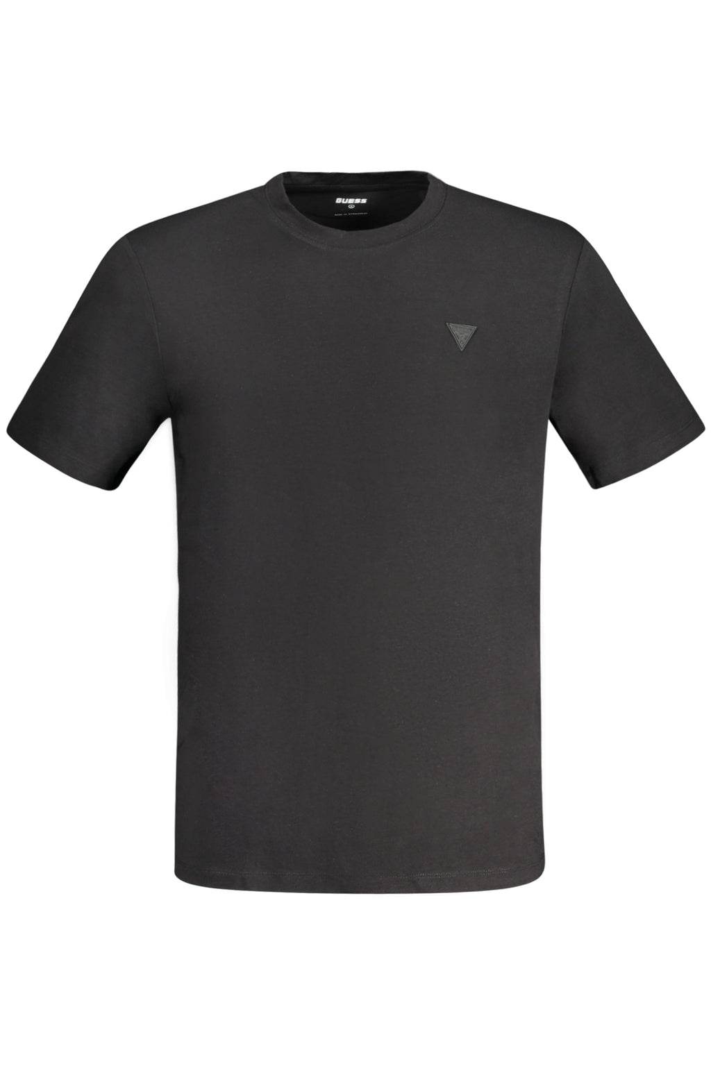 GUESS JEANS T-SHIRT MANICHE CORTE UOMO NERO