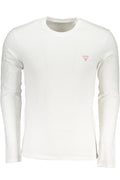 GUESS JEANS T-SHIRT MANICHE LUNGHE UOMO BIANCO
