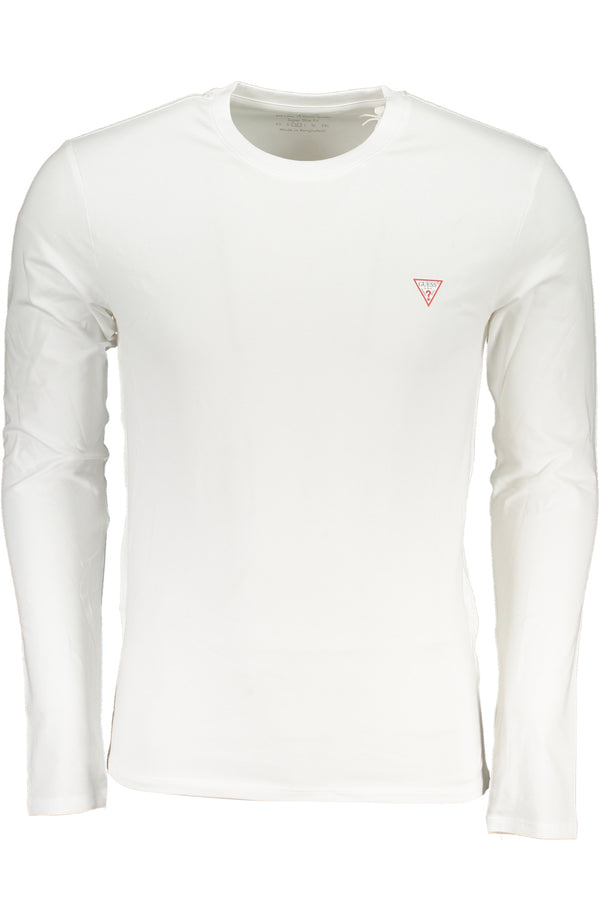 GUESS JEANS T-SHIRT MANICHE LUNGHE UOMO BIANCO