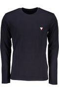 GUESS JEANS T-SHIRT MANICHE LUNGHE UOMO BLU