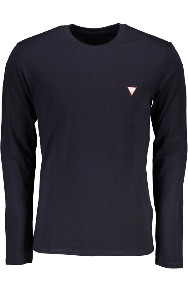 GUESS JEANS T-SHIRT MANICHE LUNGHE UOMO BLU