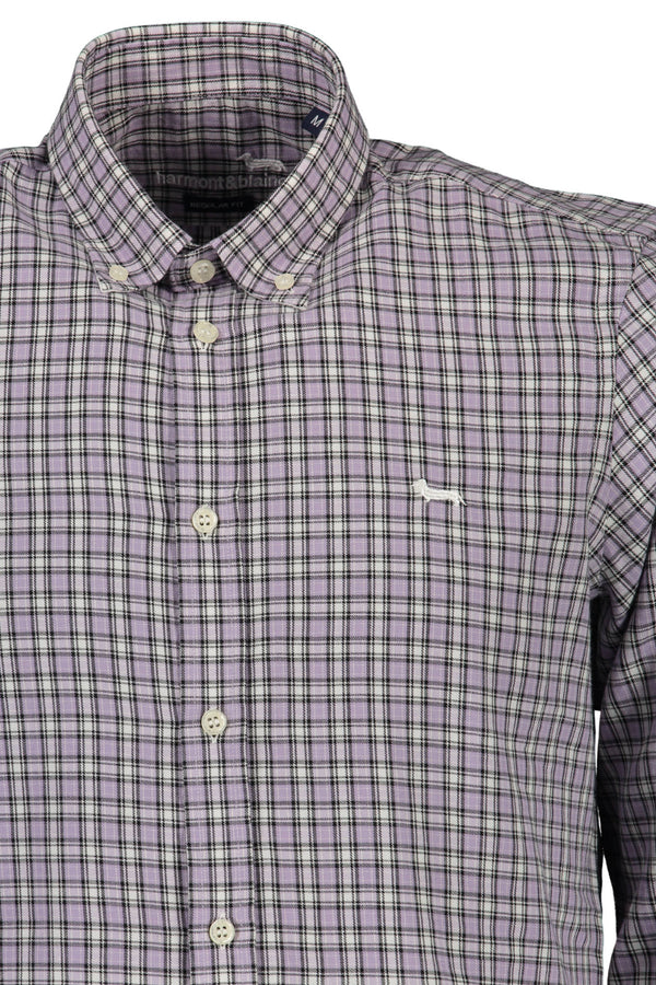 HARMONT & BLAINE CAMICIA MANICHE LUNGHE UOMO VIOLA