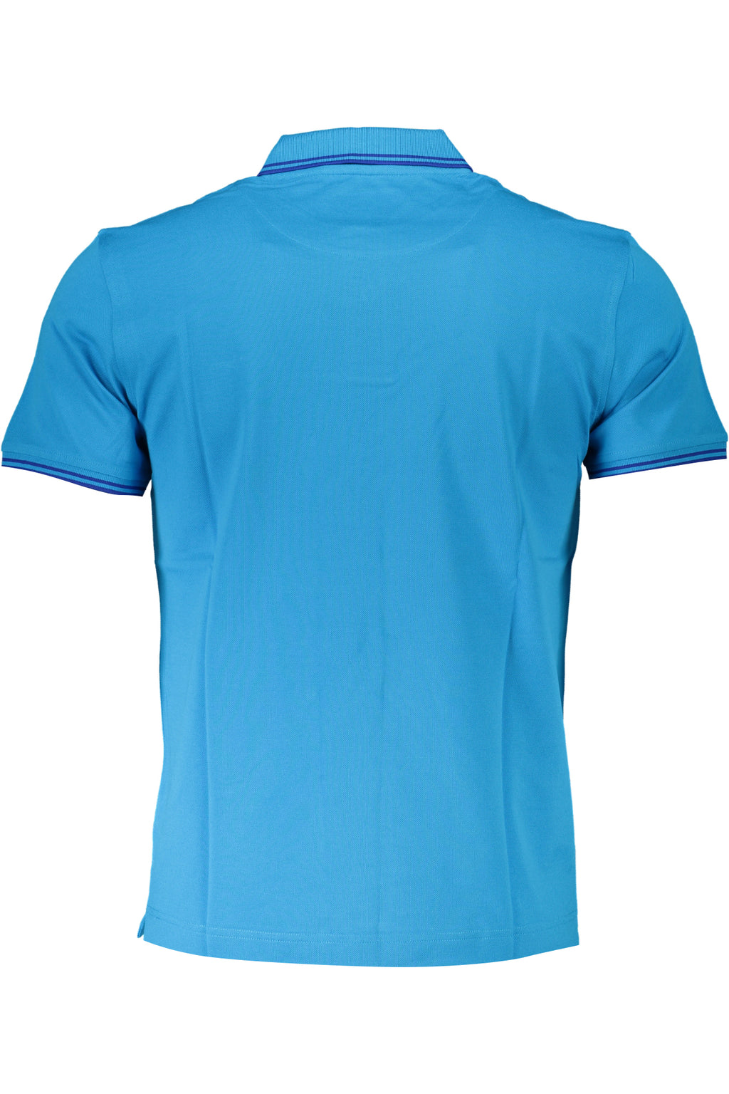 HARMONT & BLAINE POLO MANICHE CORTE UOMO AZZURRO