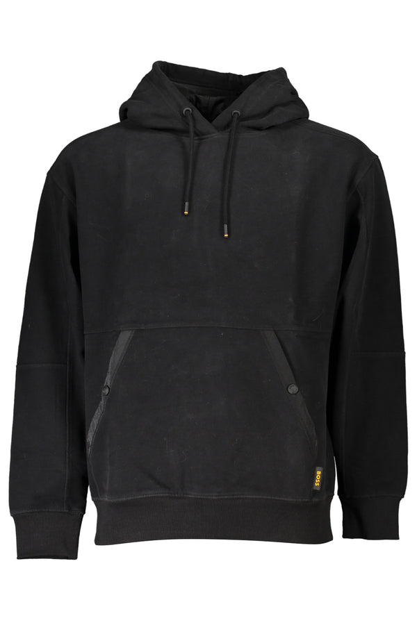 HUGO BOSS FELPA SENZA ZIP UOMO NERO