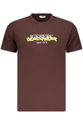 ICEBERG T-SHIRT MANICHE CORTE UOMO MARRONE