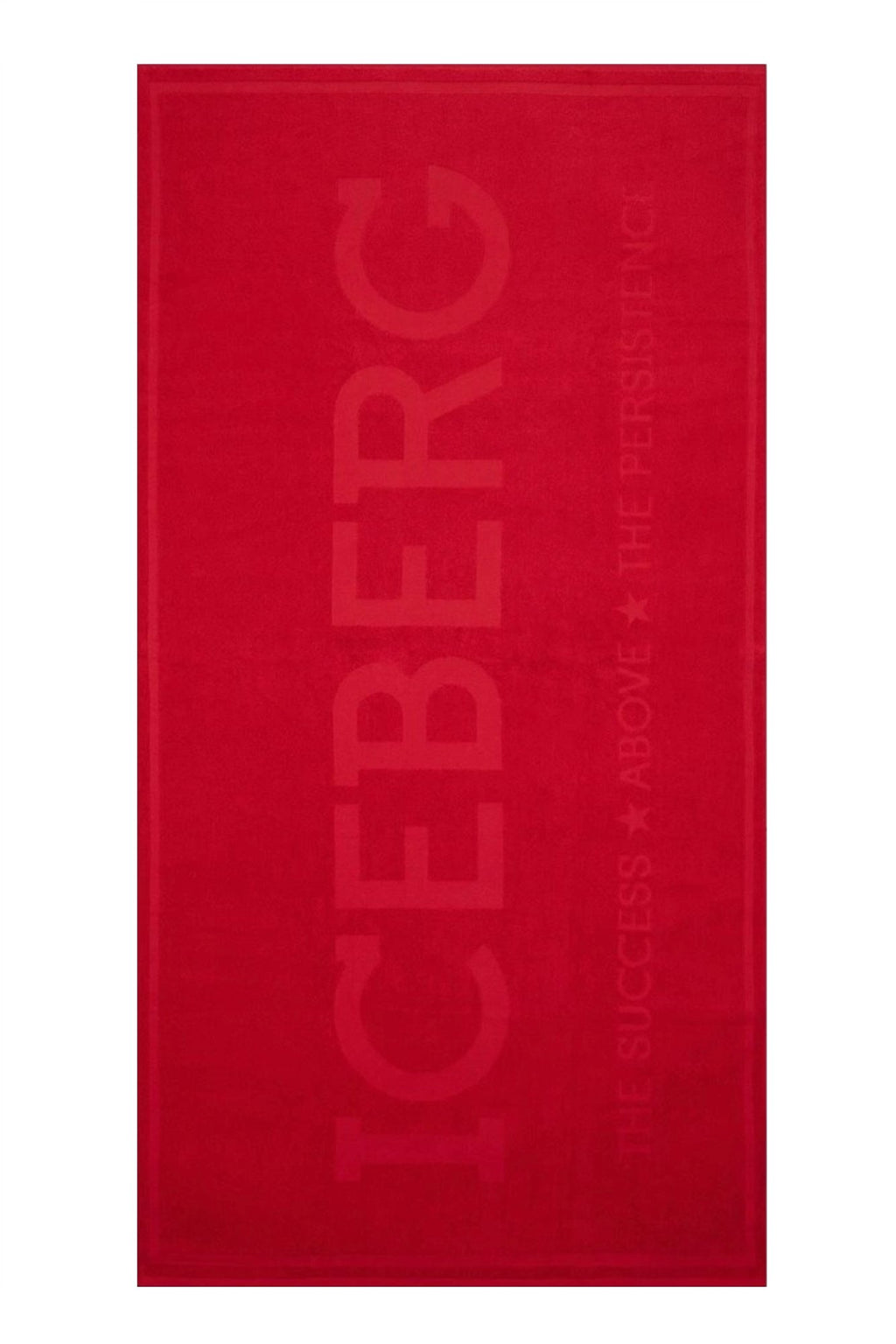 ICEBERG TELO MARE UOMO ROSSO