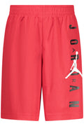 JORDAN PANTALONE SHORT BAMBINO ROSSO