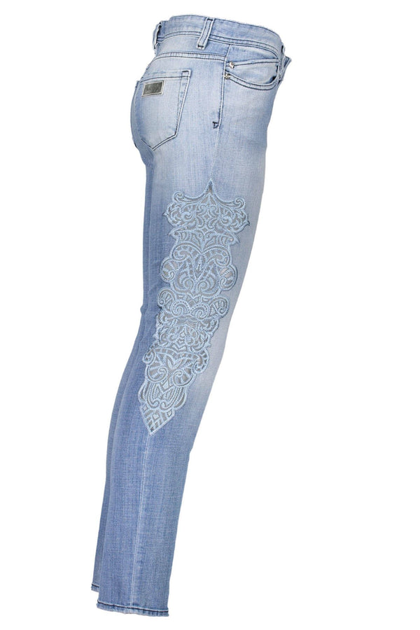 JUST CAVALLI JEANS DENIM DONNA AZZURRO