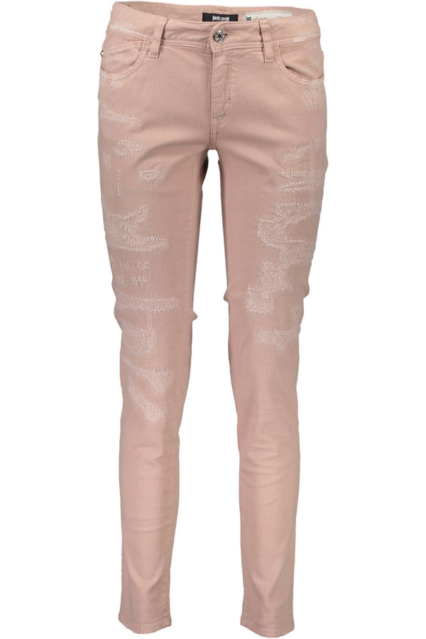 JUST CAVALLI PANTALONE DONNA ROSA