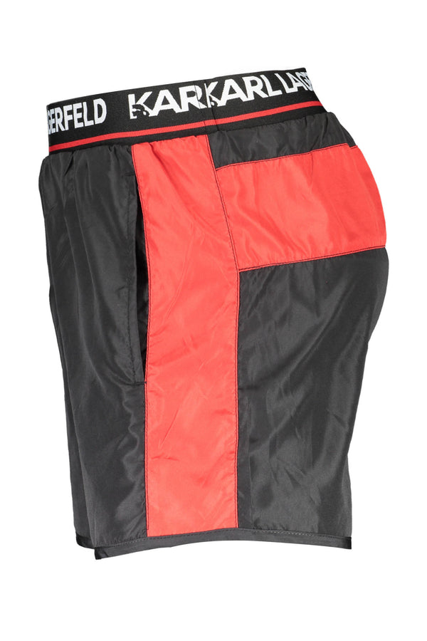 KARL LAGERFELD BEACHWEAR COSTUME PARTE SOTTO UOMO NERO
