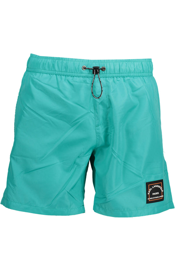 KARL LAGERFELD BEACHWEAR COSTUME PARTE SOTTO UOMO VERDE