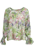 KOCCA CAMICIA MANICHE LUNGHE DONNA VERDE