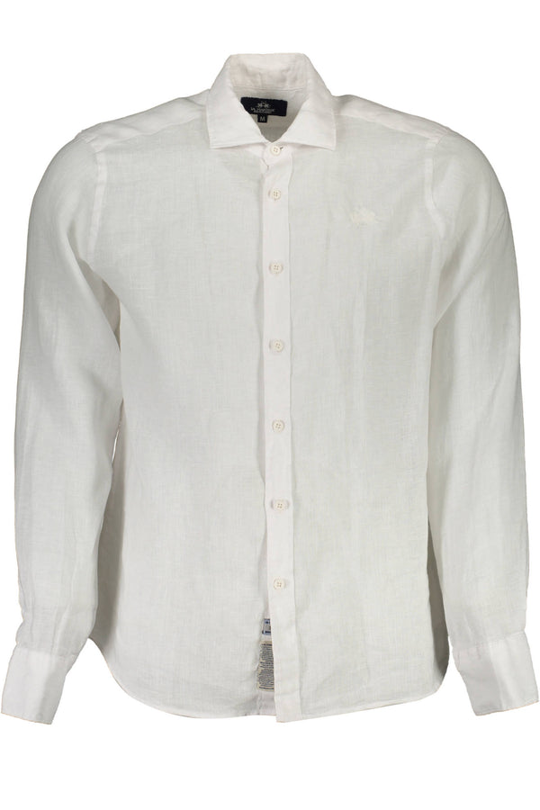 LA MARTINA CAMICIA MANICHE LUNGHE UOMO BIANCO