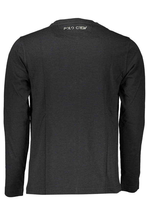 LA MARTINA T-SHIRT MANICHE LUNGHE UOMO NERO