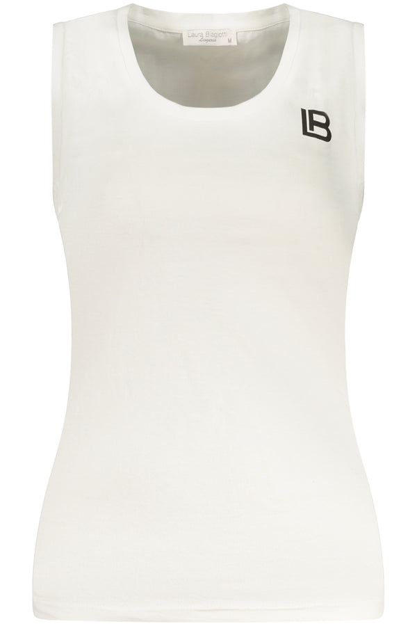 LAURA BIAGIOTTI CANOTTA ESTERNABILE DONNA BIANCO