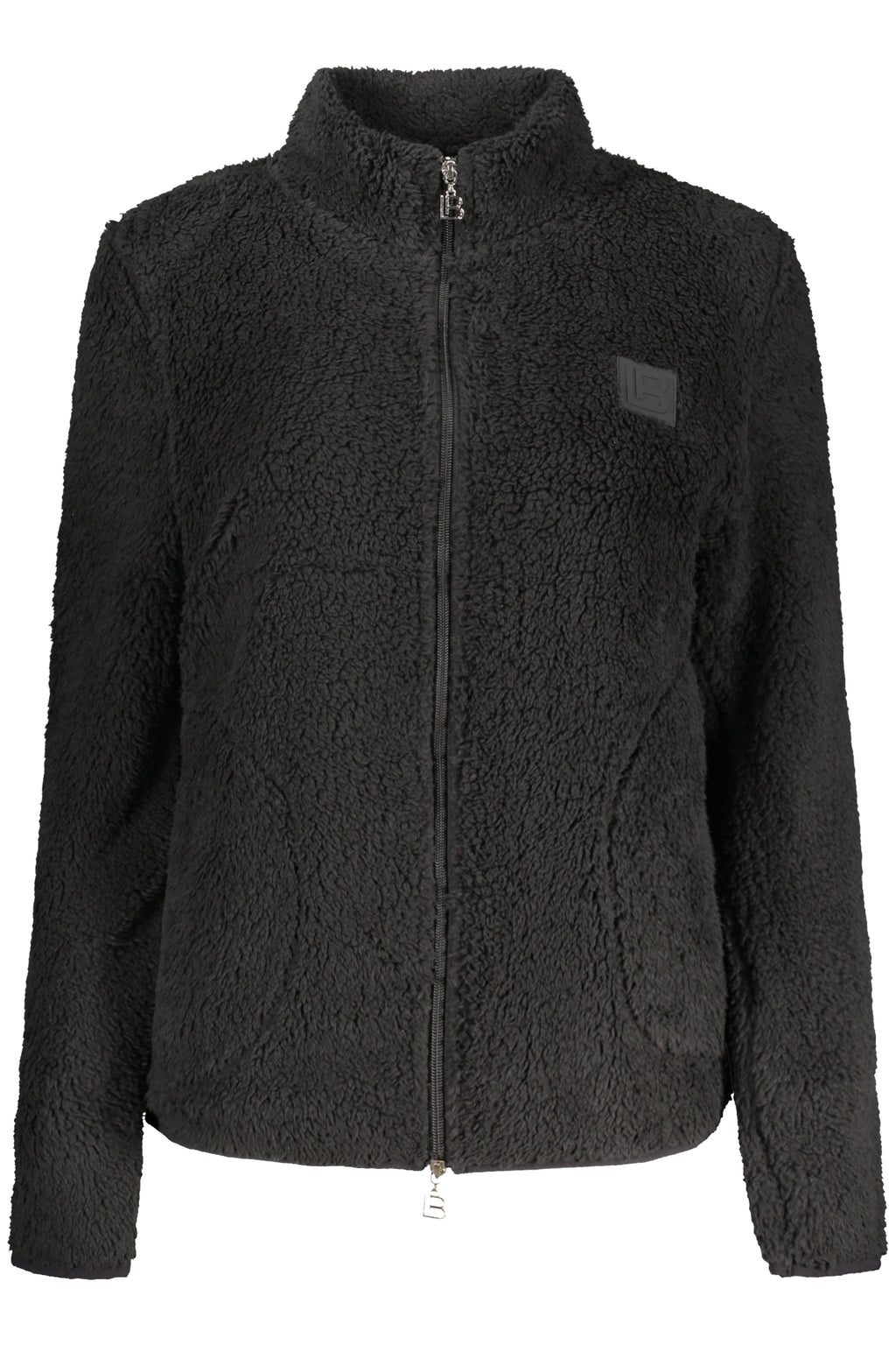 LAURA BIAGIOTTI FELPA CON ZIP DONNA NERO