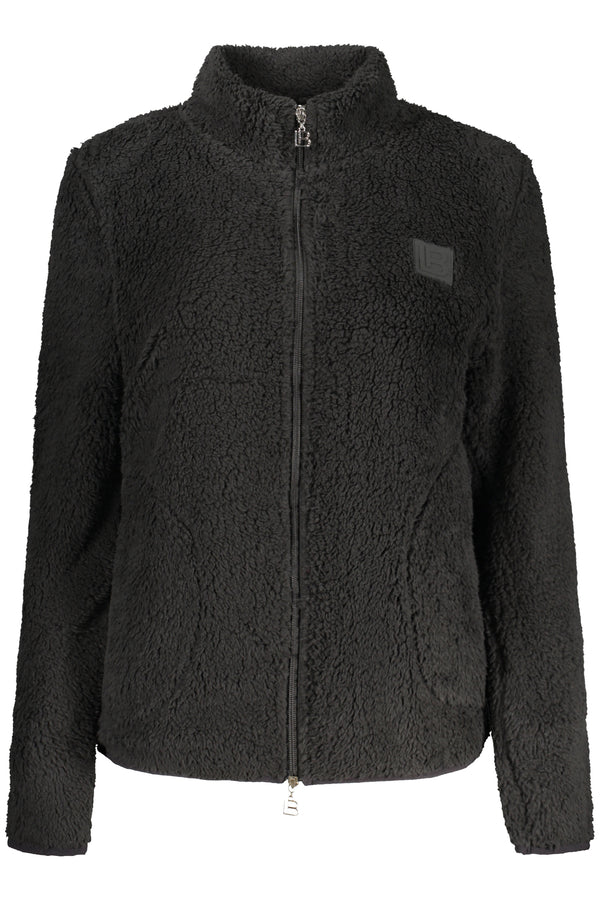 LAURA BIAGIOTTI FELPA CON ZIP DONNA NERO