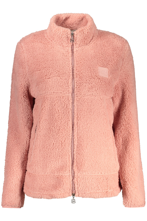 LAURA BIAGIOTTI FELPA CON ZIP DONNA ROSA