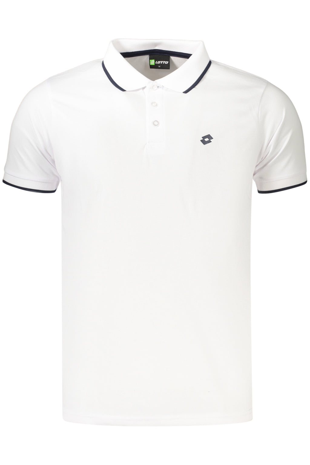LOTTO POLO MANICHE CORTE UOMO BIANCO