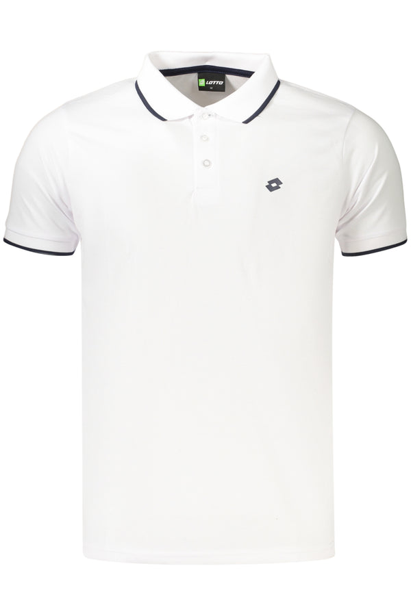LOTTO POLO MANICHE CORTE UOMO BIANCO